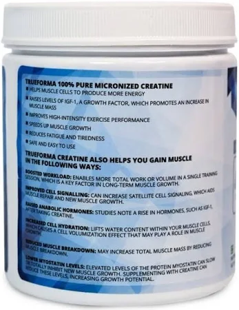 trueforma creatine mocronized monohydrate creatine 250g ( 83serving )