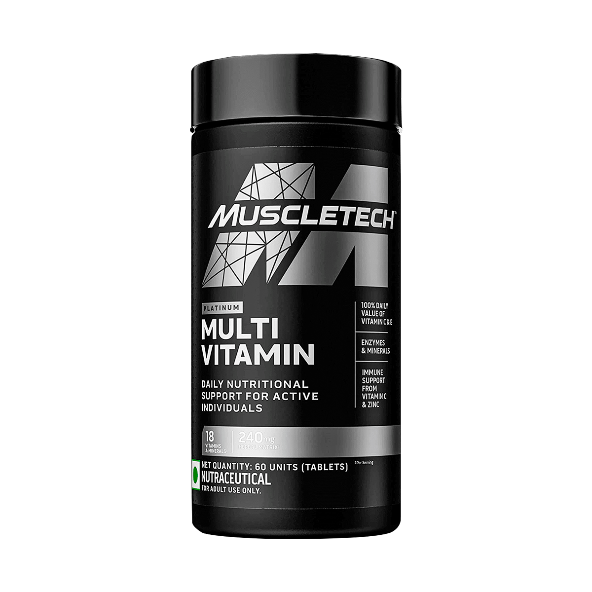 muscletech platinum multivitamin 60 tablets ( π free delivery π )