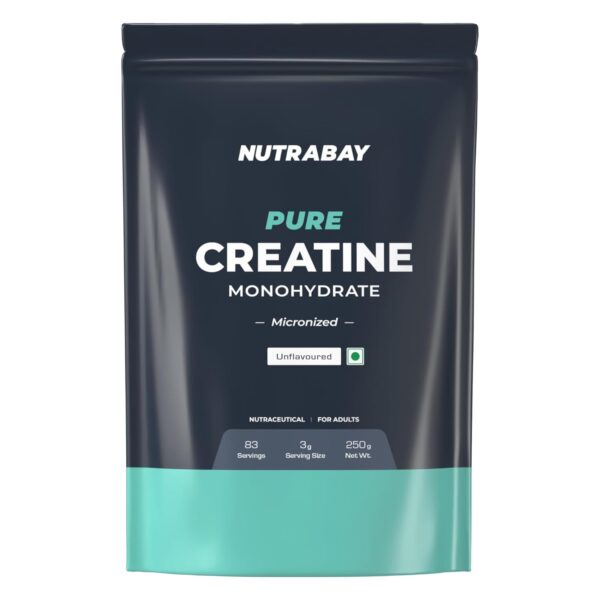nutrbay creatine 250gm unflavourd ( 😊free delivery😊 )