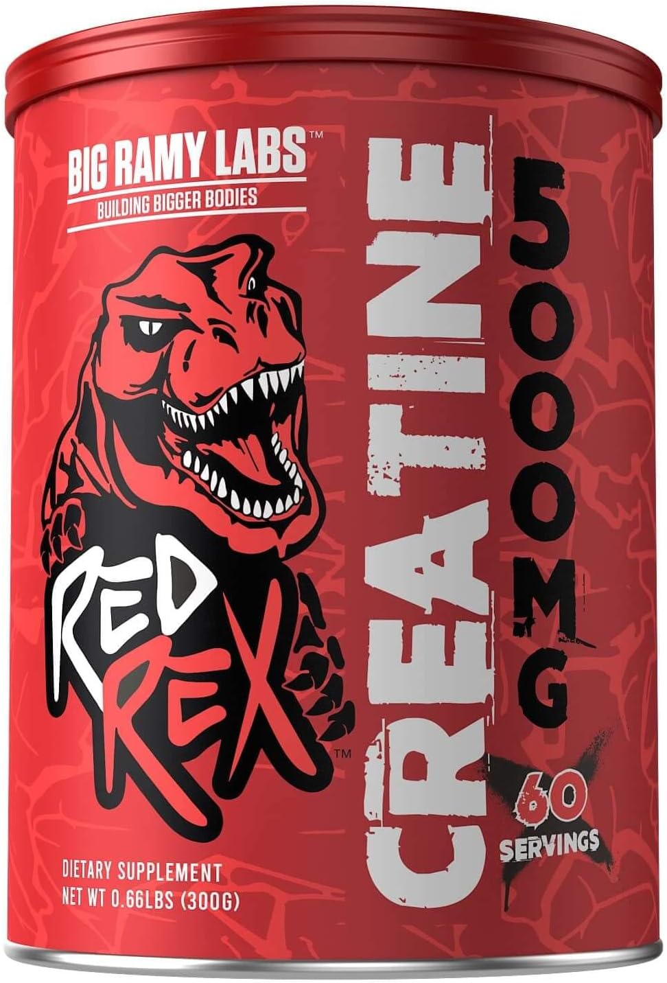 big ramy labs creatine monohydrate 5000 mg, unflavored, 300 gm, made in usa