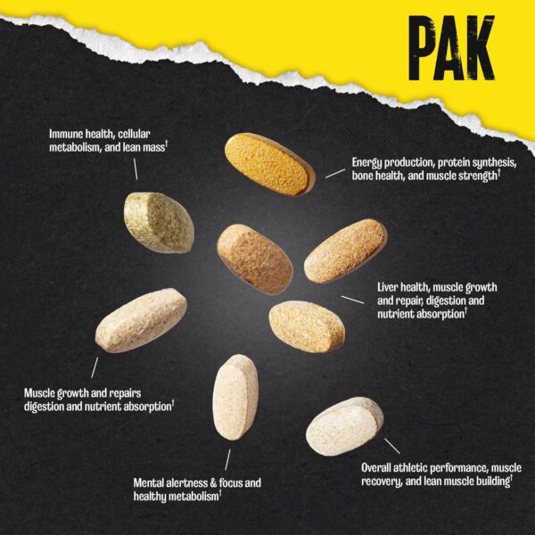 animal pak convenient all in one vitamin & supplement pack zinc, vitamins c, b, d, amino acids and more sports nutrition performance mulitvitamin...44packs ( 😊free delivery😊 )