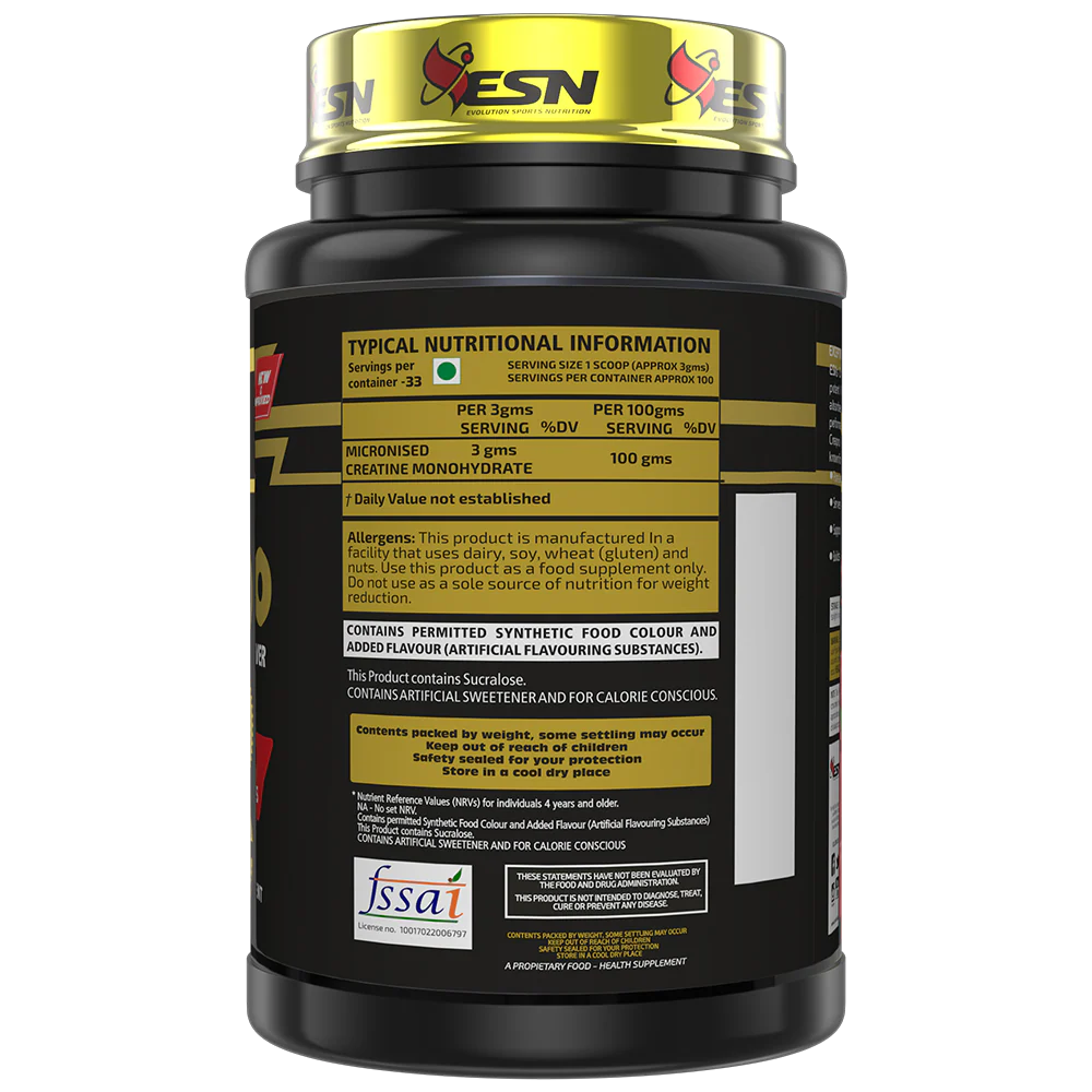 esn creapro purest creatine monohydrate 250g ( 83serving ) ( π free delivery π )