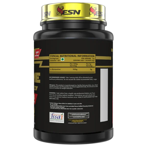 esn glutamine muscle growth & recovery assisting 60serving ( 😊 free delivery 😊 )