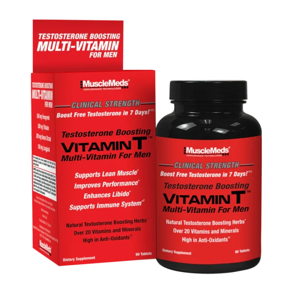 musclemeds vitamin t multi vitamin for men 90tablets ( made in usa ) ( 😊free delivery😊 )