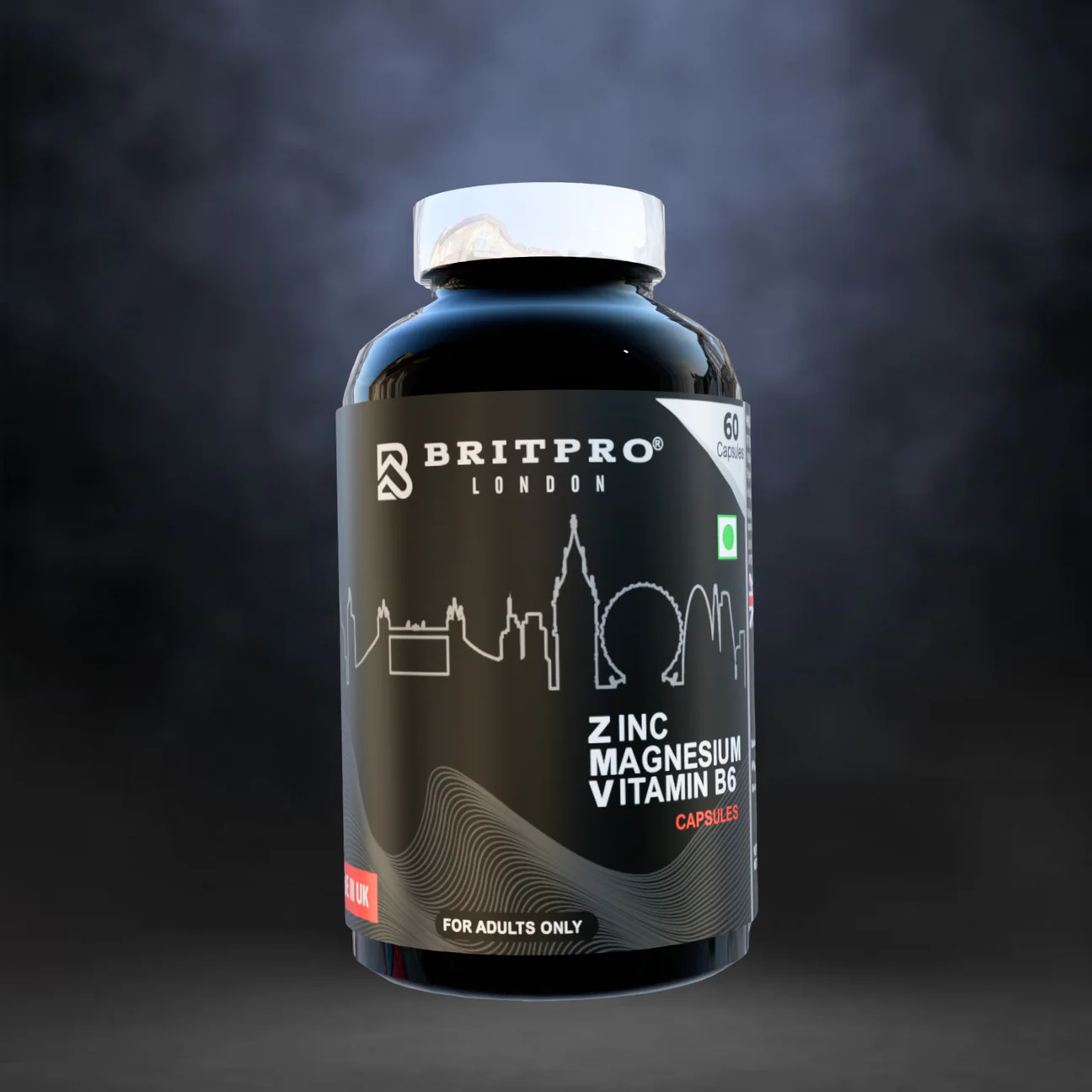 britpro london zinc magnesium vitamin b6 60tablets