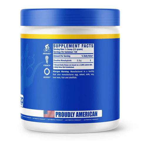 ronnie coleman creatine unflavored powder 300gm ( 120serving ) ( 😊free delivery😊)