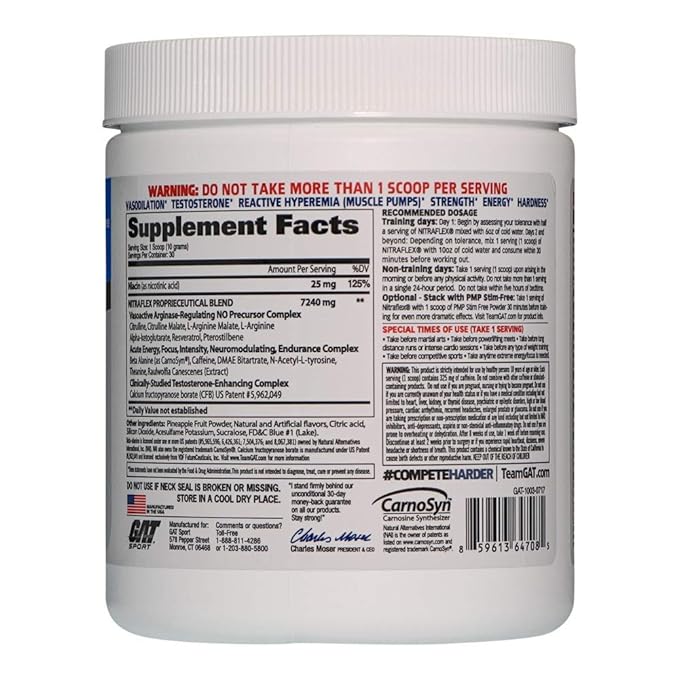 gat sport nitraflex without creatine 30serving ( made in usa ) gat sport nitraflex without creatine 30serving ( made in usa )