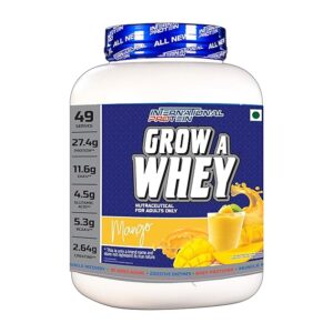 international protein grow a whey protein 2.27kg ( 😊free delivery😊 )