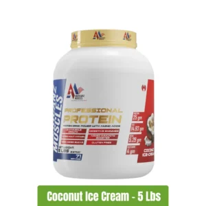 americanz muscles professional protein 5 lbs coconut ice cream