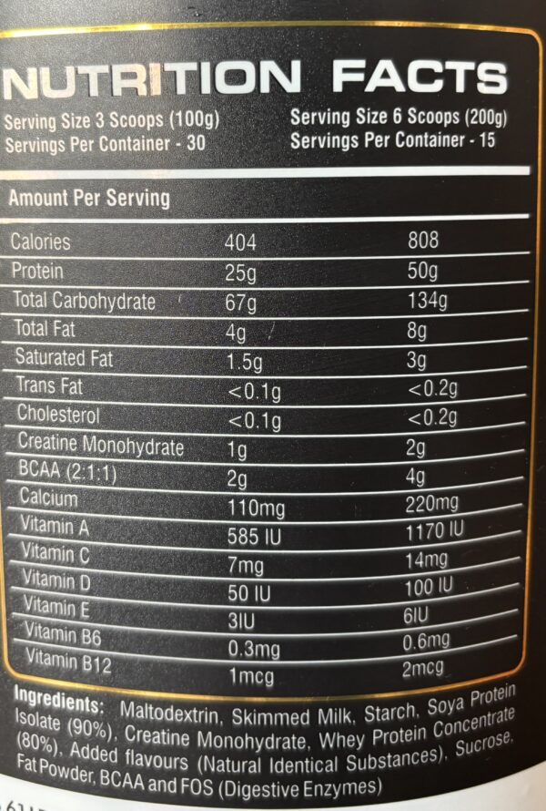 snt black series monster mass high protein weight gain formula mass gainer 3kg ( 😊 free delivery 😊 )
