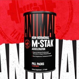 universal nutrition animal non hormonal m stak accelerator 21pack