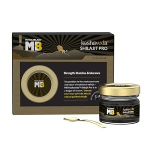 koshaveda shilajit pro by muscleblaze (20g shilajit ) ( 😊 free delivery 😊 )