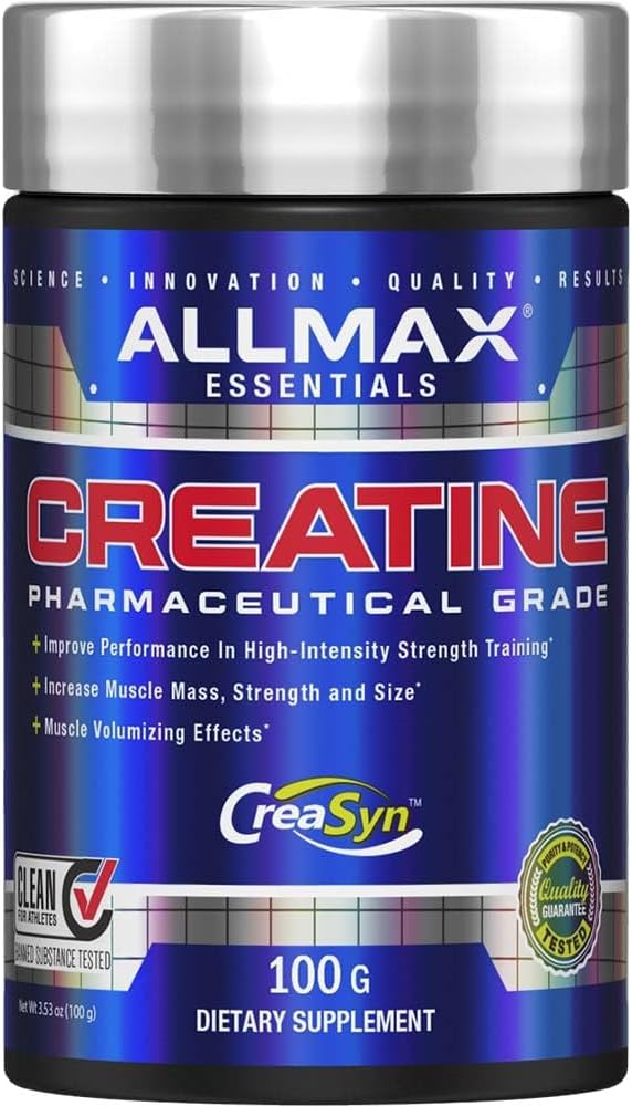 allmax essentials creatine monohydrate 100gm ( made in canada ) allmax essentials creatine monohydrate 100gm ( made in canada )