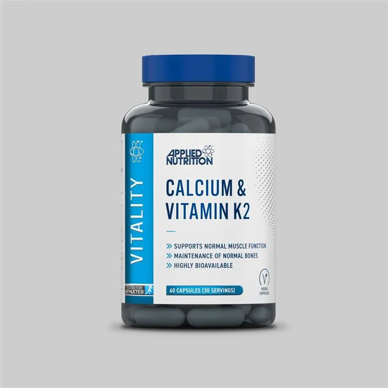 applied nutrition calcium & vitamin k2 60capsules ( made in uk ) applied nutrition calcium & vitamin k2 60capsules ( made in uk )