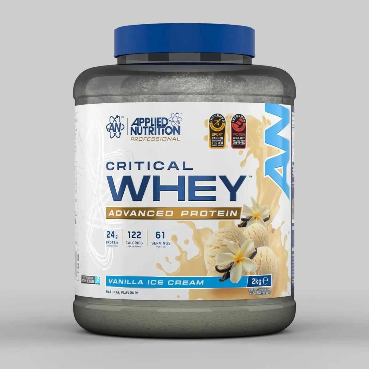 Applied nutrition Professional critical whey protein 2kg ( Made in uk )