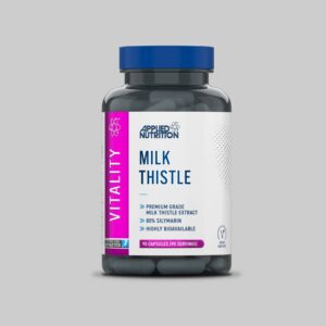 applied nutrition milk thistle 90capsules ( made in uk )