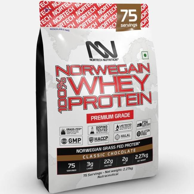 nortech nutrition norwegain 100% whey protein 2.27kg ( made in norway ) nortech nutrition norwegain 100% whey protein 2.27kg ( made in norway )