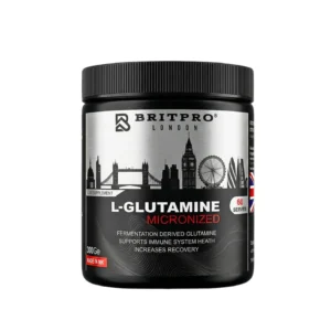 britpro london l glutamine micronized 250gm ( 50 servi( made in uk )