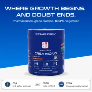 apex vitals crea mono creatine 300gm ( made in eu )