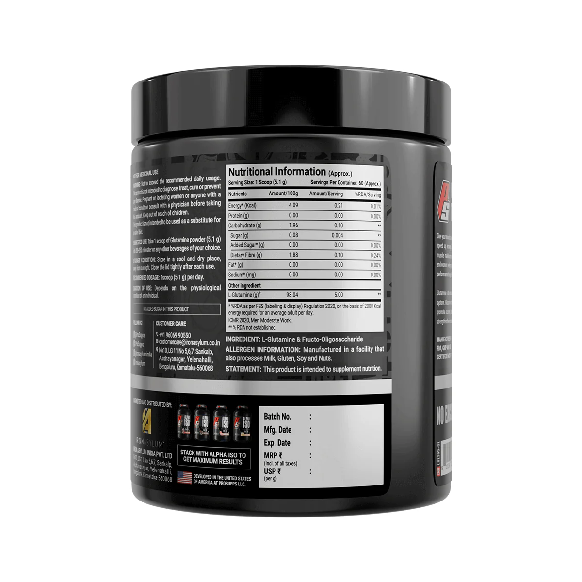 prosupps glutamine 300gm prosupps glutamine 300gm