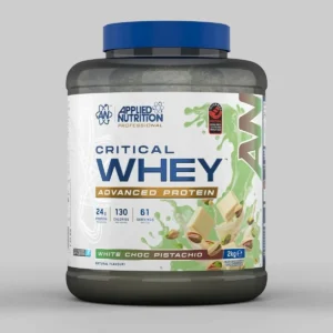 critical whey professional 2kg white choc pistachio