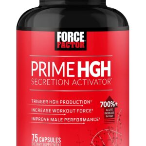 force factor prime hgh secretion activator, hgh supplement for men with clinically studied alphasize to help trigger hgh production, increase workout force,...