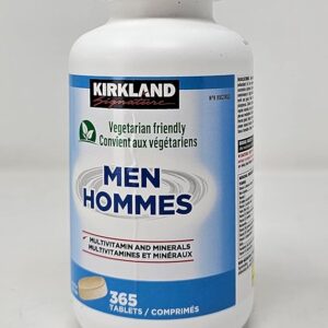 kirkland signature men multivitamin, 365 tablets ( made in canada )