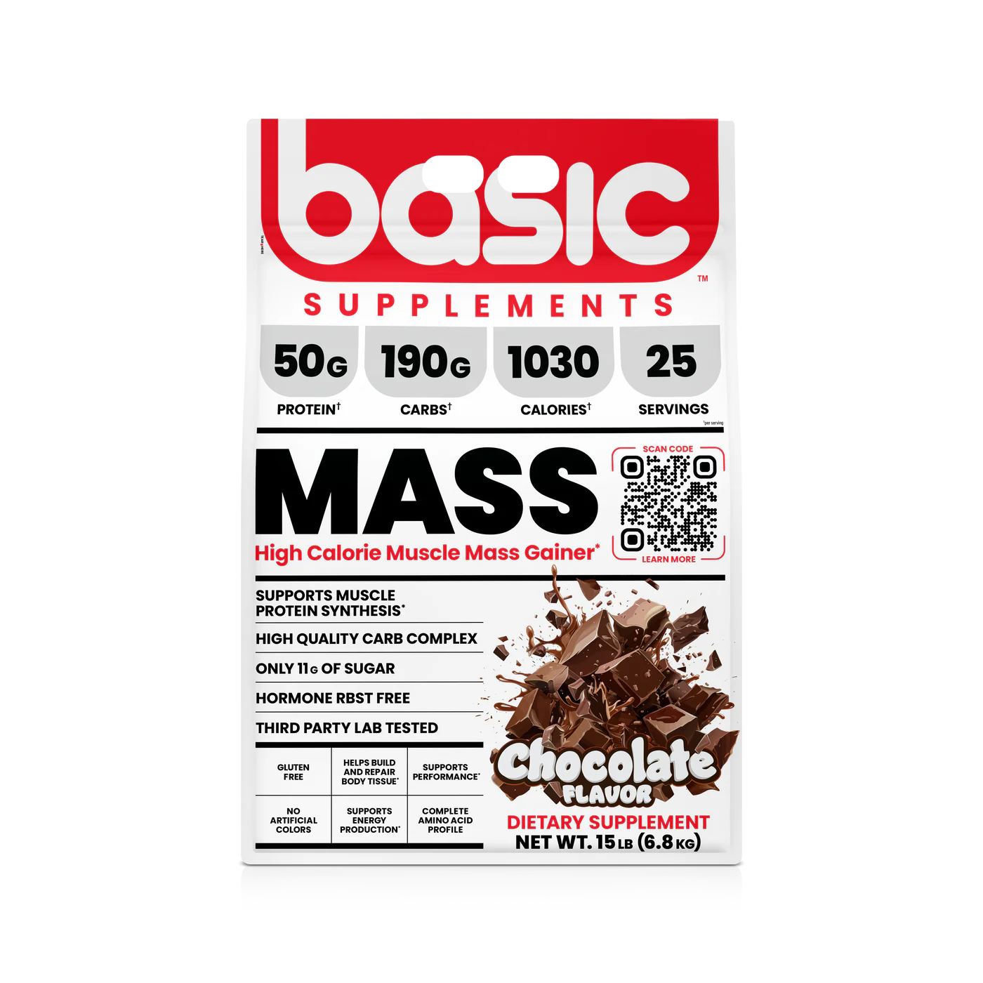 BASIC SUPPLEMENTS High Calorie Mass Gainer ( Made In USA )