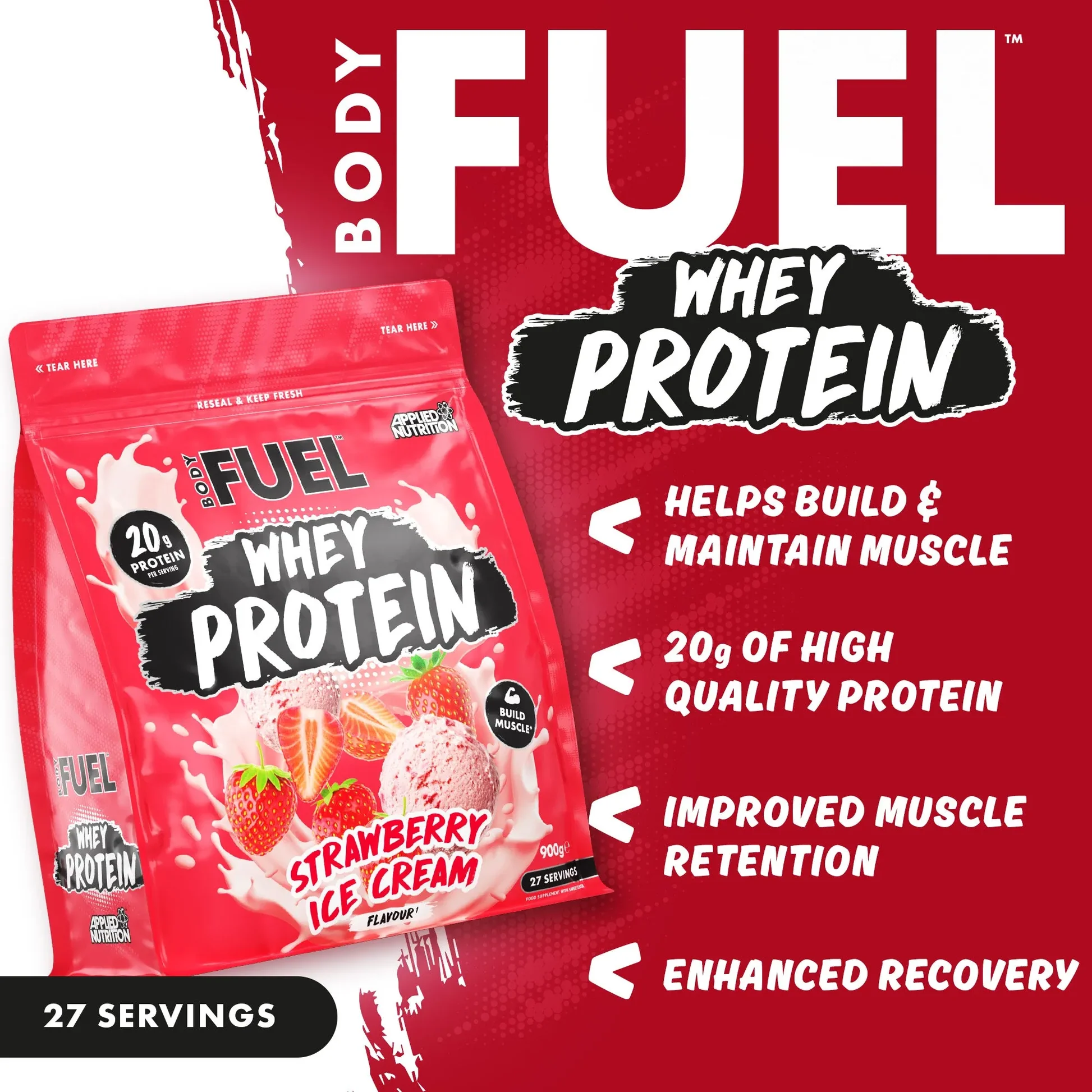 applied nutrition body fuel whey protein 1kg applied nutrition body fuel whey protein 1kg