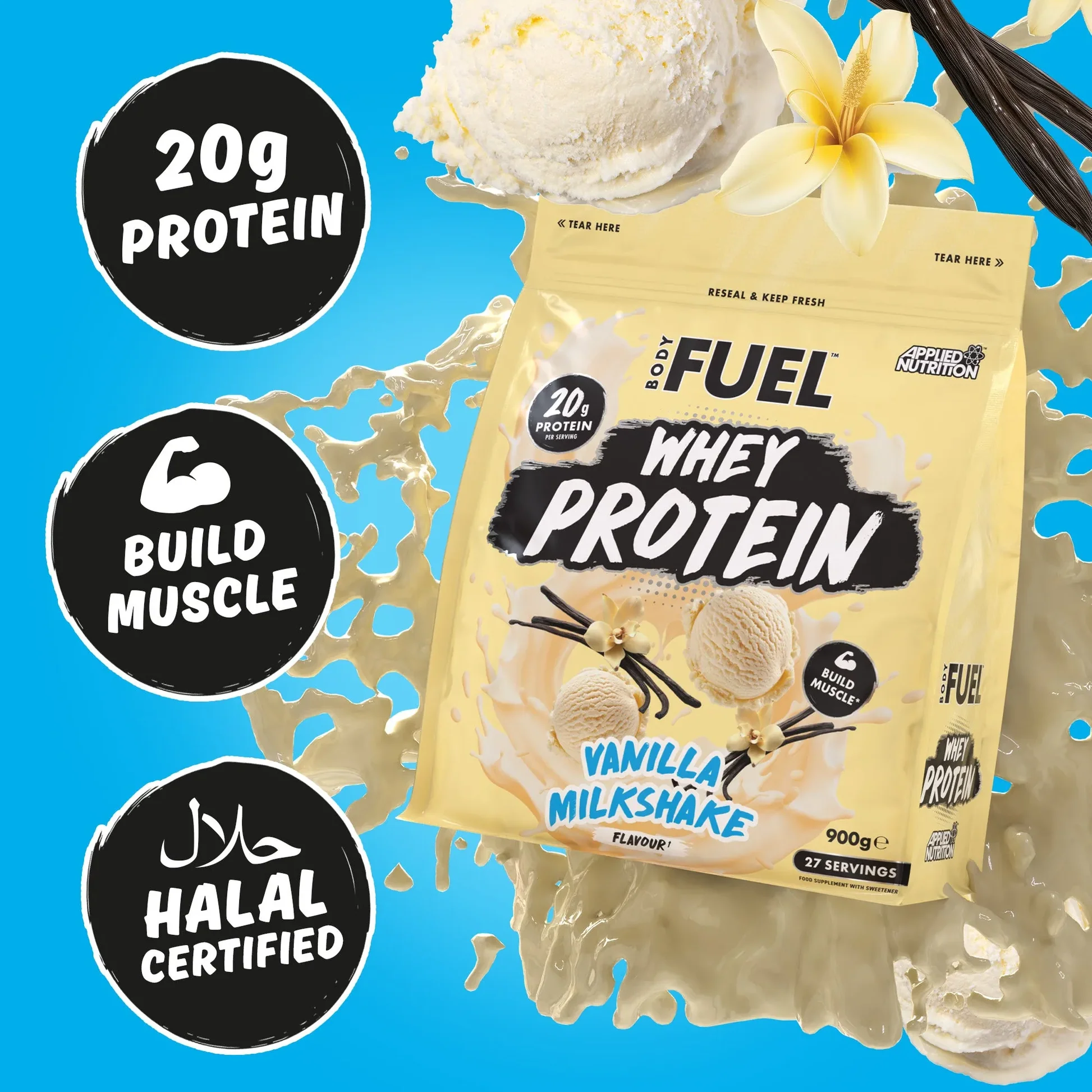 applied nutrition body fuel whey protein 1kg applied nutrition body fuel whey protein 1kg