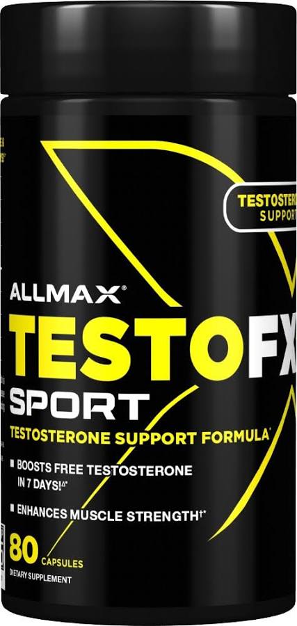 AllMax TestoFX Sport 80 Capsules ( Made in Canada )