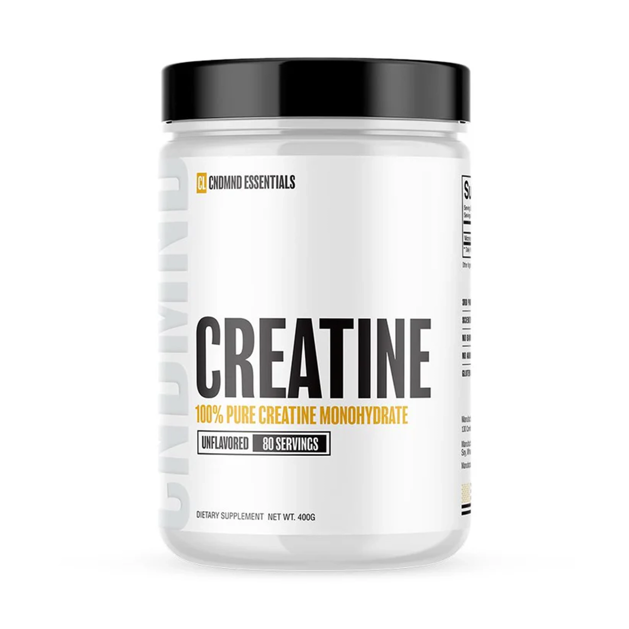 Condemned Labz Essetials Creatine Monohydrate 400g (80 Servings) Official importer with Gst bill