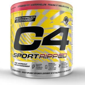 Home cellucor c4 ripped thermogenic pre workout powder informed choice certified preworkout energy & fat metabolism artic snow cone, 30 servings