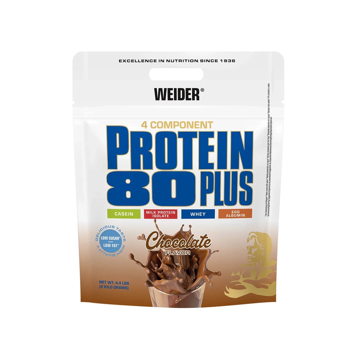 weider protein 80 plus 4 component protein with 80% high quality protein for creamy and delicious shakes! weider protein 80 plus 4 component protein with 80% high quality protein for creamy and delicious shakes!