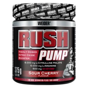 weider rush pump pre workout without caffeine for energy and muscle pump