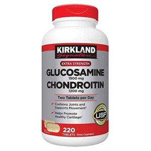 kirkland extra strength glucosamine 1500 mg chondroitin 1200 mg 220 tablets kirkland extra strength glucosamine 1500 mg chondroitin 1200 mg 220 tablets