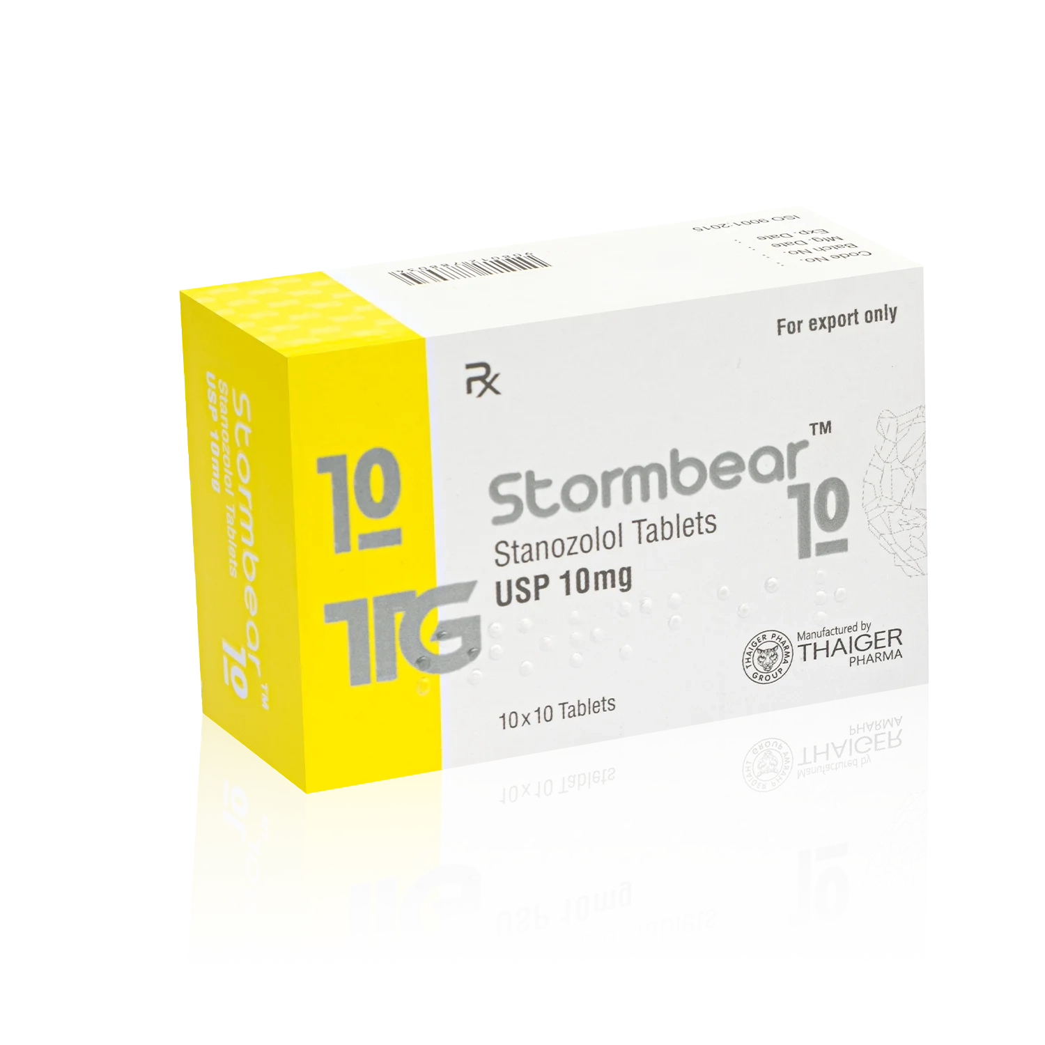 THAIGER PHARMA STORMBEAR Stanozolol USP 10mg