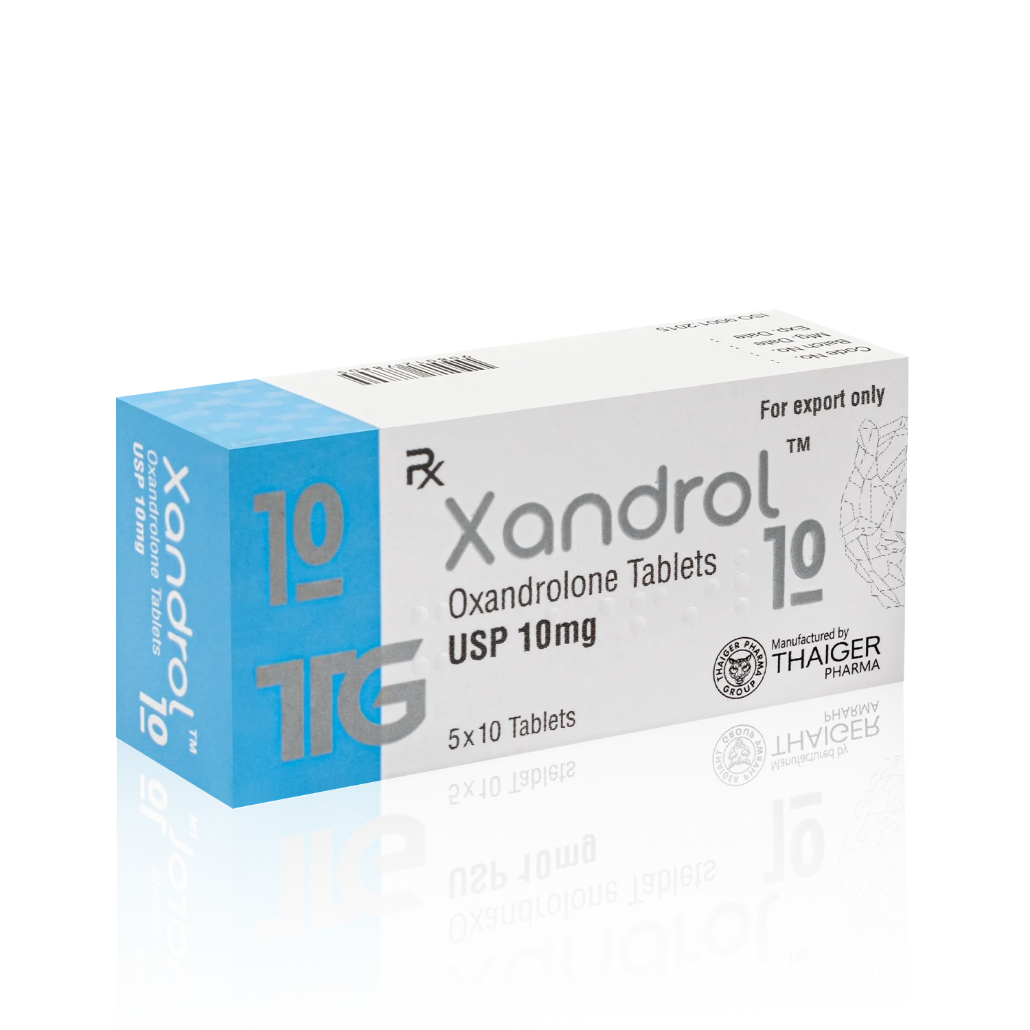 THAIGER PHARMA XANDROL Oxandrolone USP 10 mg