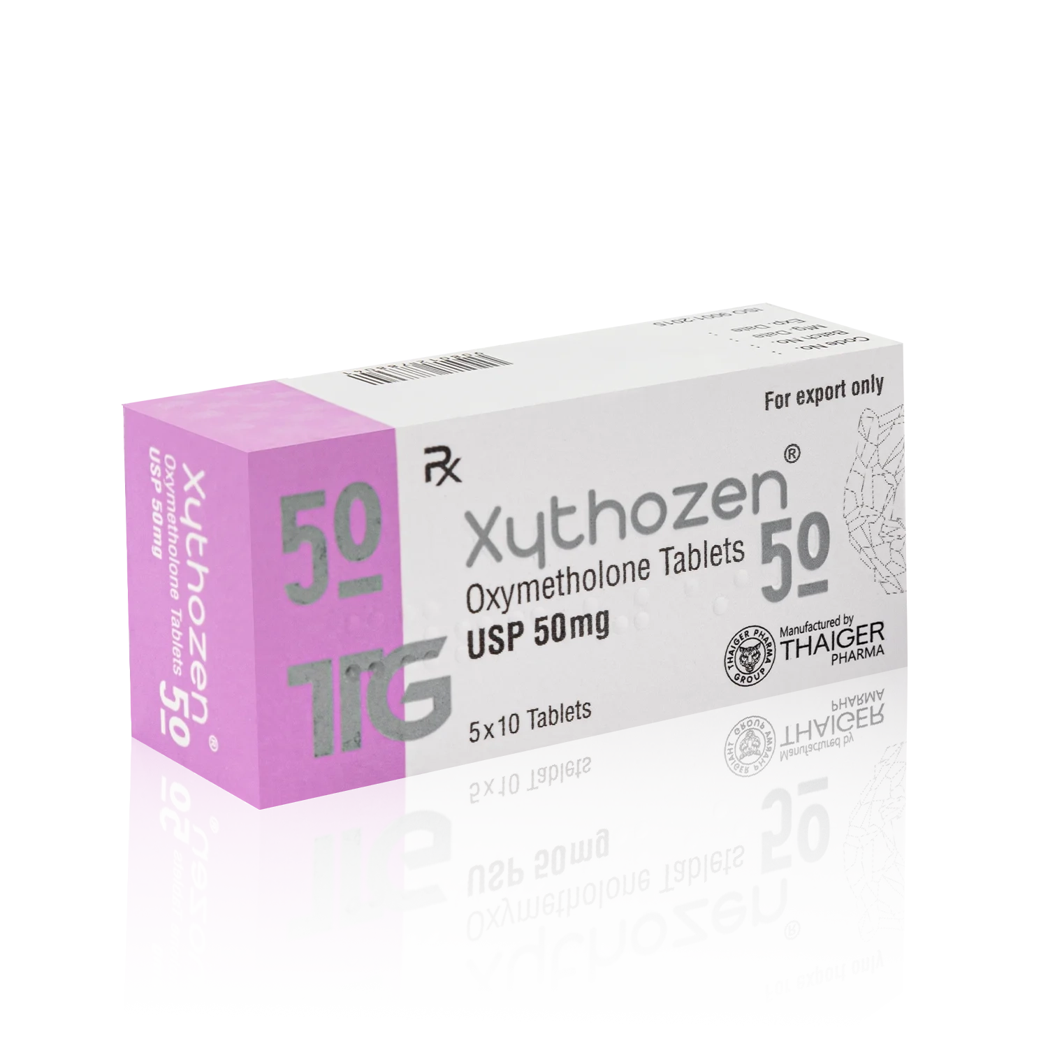 THAIGER PHARMA XYTHOZEN Oxymetholone USP 50 mg
