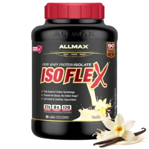 allmax isoflex: 100% whey protein isolate 5lbs 2kg ( made in usa )